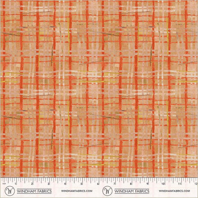 Porch Screen Plaid Sweet Melon Cotton 43”/44” Fabric Per Yard