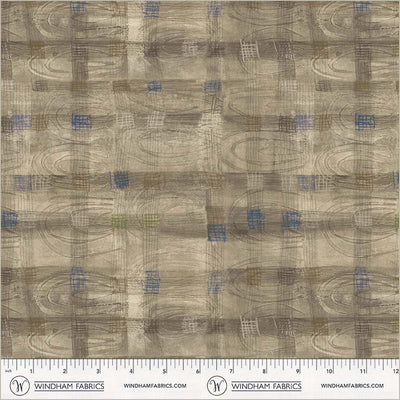 Oyster Flats Plaid Cotton 43”/44” Fabric Per Yard