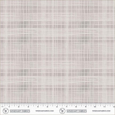 String Theory Plaid Ocean Mist Cotton 43”/44” Fabric Per Yard