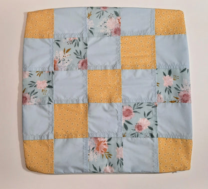 Patch work pillow cover. Size: 18"x18"