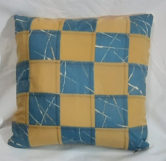 Patch work pillow cover. Size: 18"x18" Available: 4