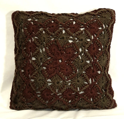 16"x16" Crocheted Decorative Pillow cover