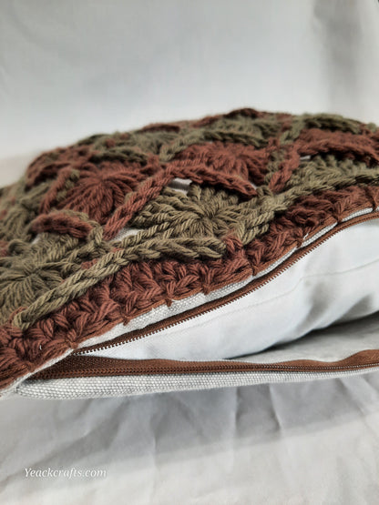 16"x16" Crocheted Decorative Pillow cover