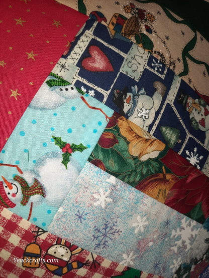 15"x15" Quilted Christmas Pillow