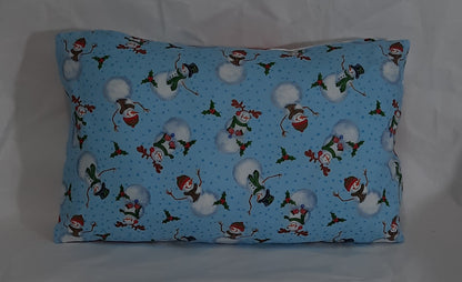 11"x17" Quilted Christmas Travel Pillow