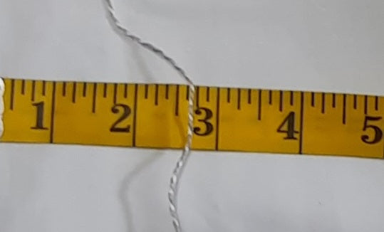 White/Silver Grey Yarn 3 ounce