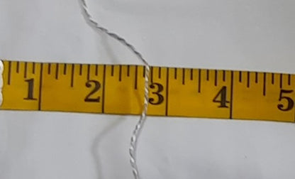 White/Silver Grey Yarn 3 ounce
