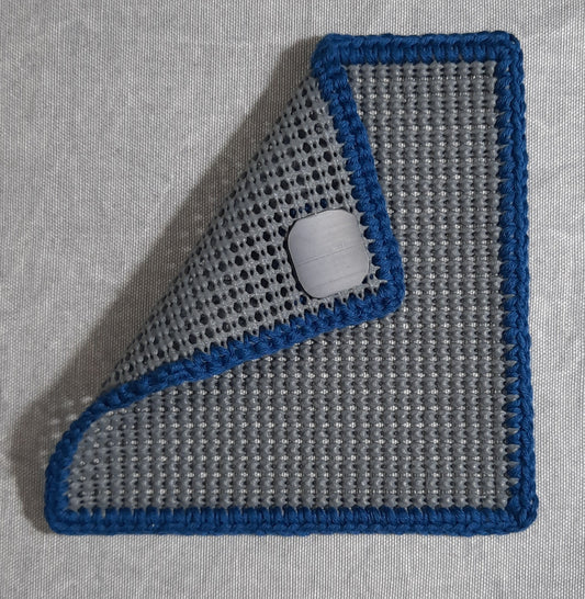 Jar Gripper with Magnet: Grey/navy blue