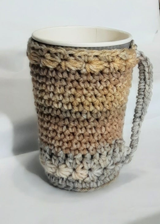 Cup Cozy: Brown and Grey