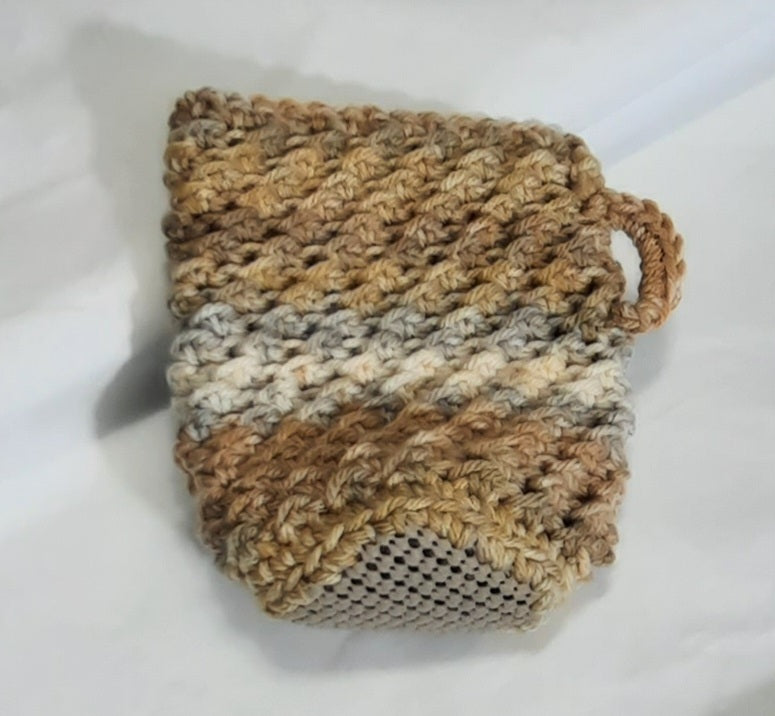 Cup Cozy: Brown, Beige and Grey