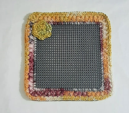 Jar Gripper with Magnet: Burgundy, Yellow and Grey