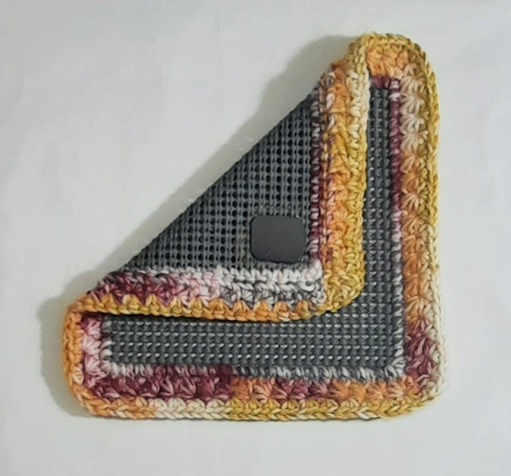 Jar Gripper with Magnet: Burgundy, Yellow and Grey