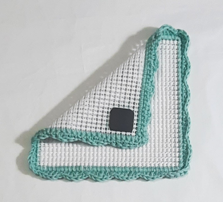 Jar Gripper with Magnet: Mint Green/White
