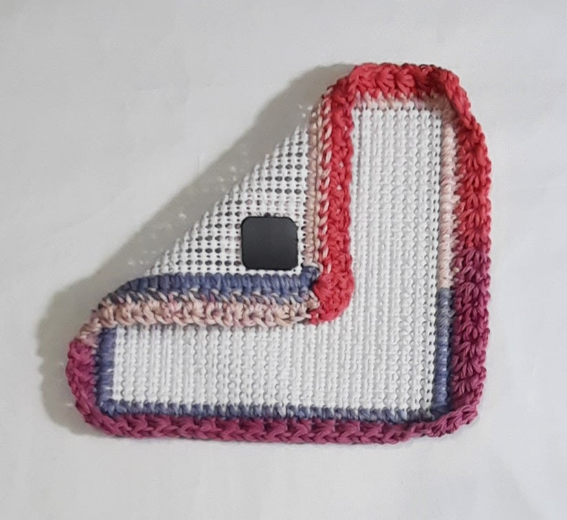 Jar Gripper with Magnet: Pink and Purple/White