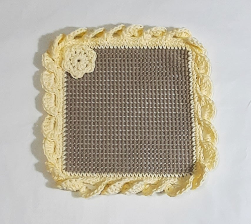 Jar Gripper with Magnet: Yellow/Beige