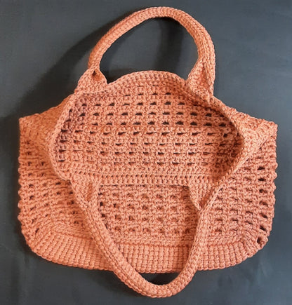 17"x4"x12" Handmade Reusable Shopping Tote Bag