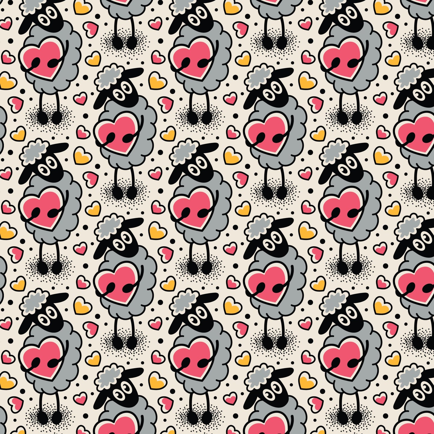 Love Letters Love Ink 3381 Cotton 44”/45” Fabric Per Yard