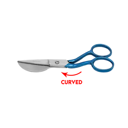 4.5" Left Handed Duckbill Applique Scissors