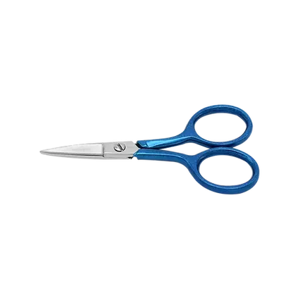 4" Large Ring Left Handed Fine Point Straight Scissors