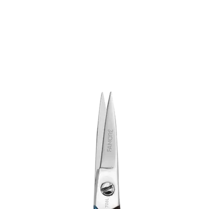 4" Large Ring Left Handed Fine Point Straight Scissors