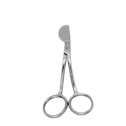 4" Mini Duckbill Applique Scissors Silver Shimmer