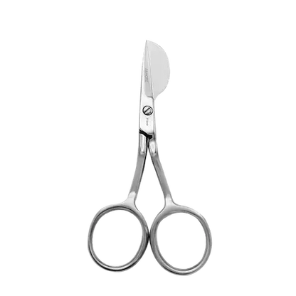 4" Mini Duckbill Applique Scissors Silver Shimmer