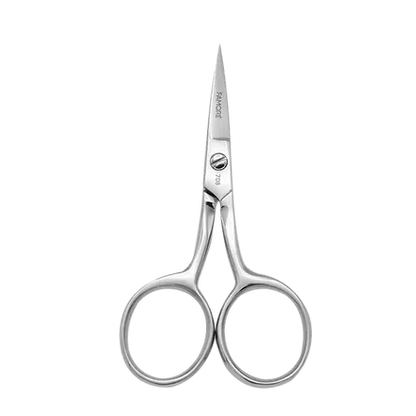 4" Straight Fine Point, Large Ring Scissors