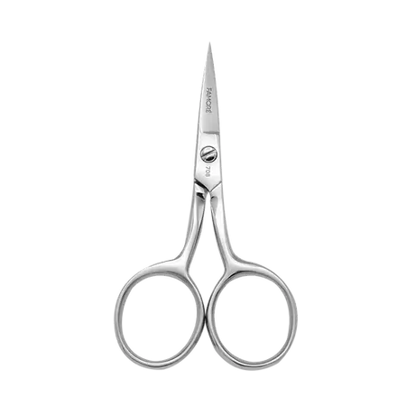 4" Straight Fine Point, Large Ring Scissors