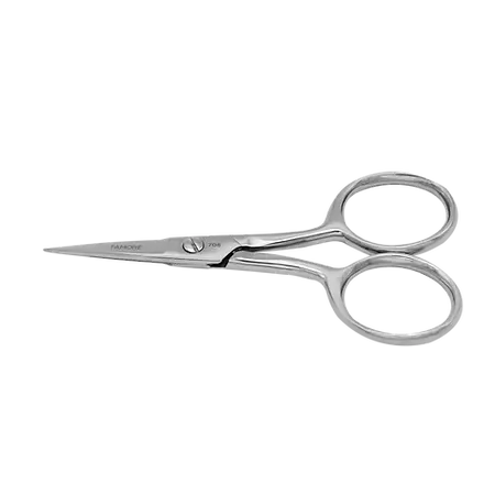 4" Straight Fine Point, Large Ring Scissors