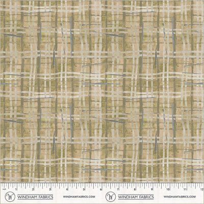 Porch Screen Plaid Dusty Cotton 43”/44” Fabric Per Yard
