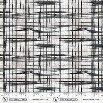 String Theory Plaid Cosmic Web Cotton 43”/44” Fabric Per Yard