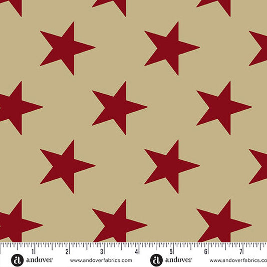Lace Star Spangled Fredericksburg Revisited 108" Cotton Wideback Fabric per yard