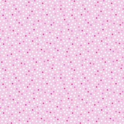 Barely Basics Lots a Dots Quilting Cuddle Blush Fabric Per Yard