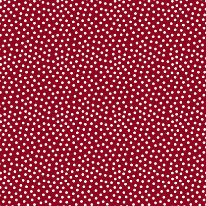 Barely Basics Lots a Dots Quilting Cuddle Cardinal Fabric Per Yard