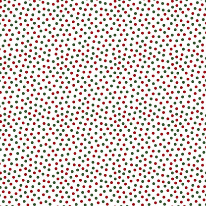 Barely Basics Lots a Dots Quilting Cuddle Christmas Fabric Per Yard