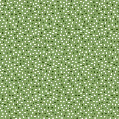 Barely Basics Lots a Dots Quilting Cuddle Leaf Fabric Per Yard