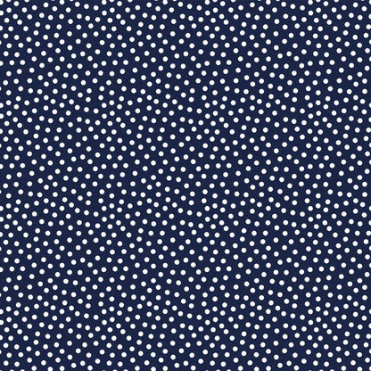 Barely Basics Lots a Dots Quilting Cuddle Navy Fabric Per Yard
