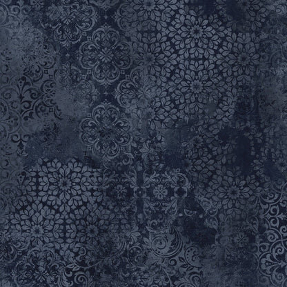 Barely Basics Stone Wash Quilting Cuddle Navy Fabric Per Yard