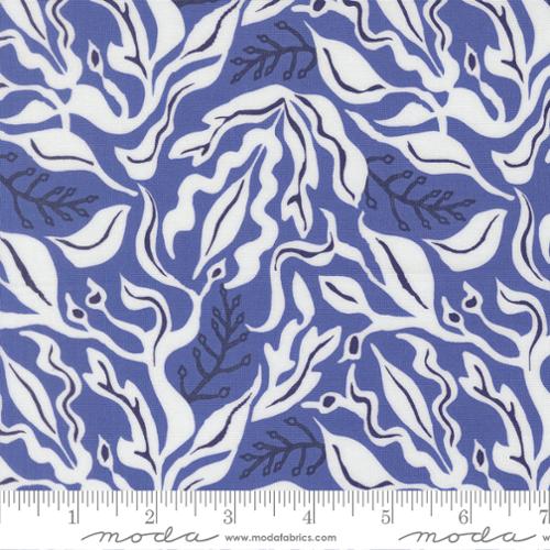 Blue Whale Under the Sea Reef Cotton 44"/45" Fabric Per Yard
