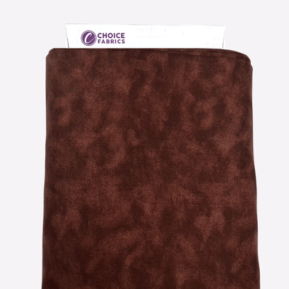 Brown Color Waves 108" Supreme Backings - Chocolate fabric per yard
