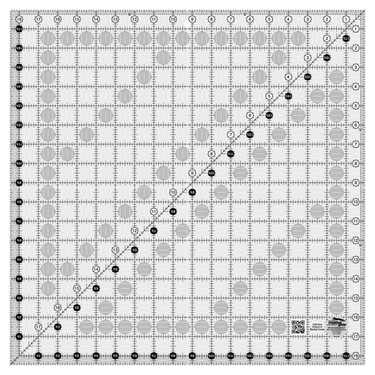 Creative Grids Quilt Ruler 18-1/2in Square