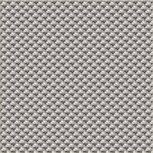 Dark Grey Verona Fanned Cotton 44”/45” Fabric Per Yard