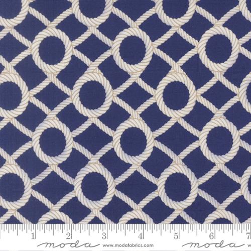 Dusk Reef Rope Net Cotton 44"/45" Fabric Per Yard
