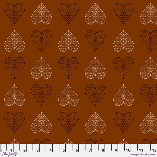 Enrapture by Giucy Giuce Amour - Spice Cotton 44"/45" Fabric Per Yard