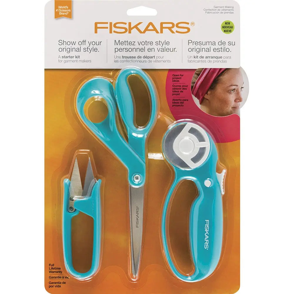 Fiskars Garment Sewing Fashion Starter Set 3pc
