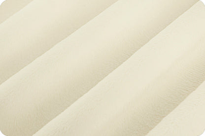 Ivory Cuddle 3 58/60" Solid Minky Fabric Per Yard