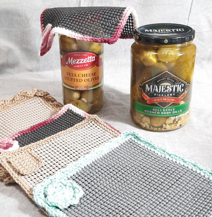 Jar Gripper with Magnet: Green/Brown