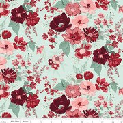 Love You Always Main Mist Cotton 43"/44" Fabric Per Yard