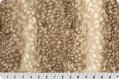 Luxe Cuddle® Fawn Cappuccino 58/60" Fabric Per Yard
