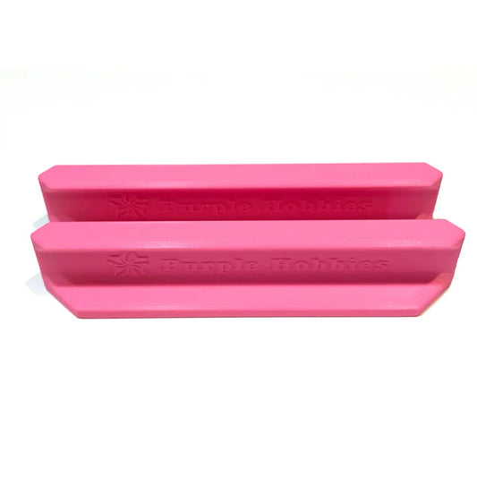 Magnetic Ruler Handle 5in Pink